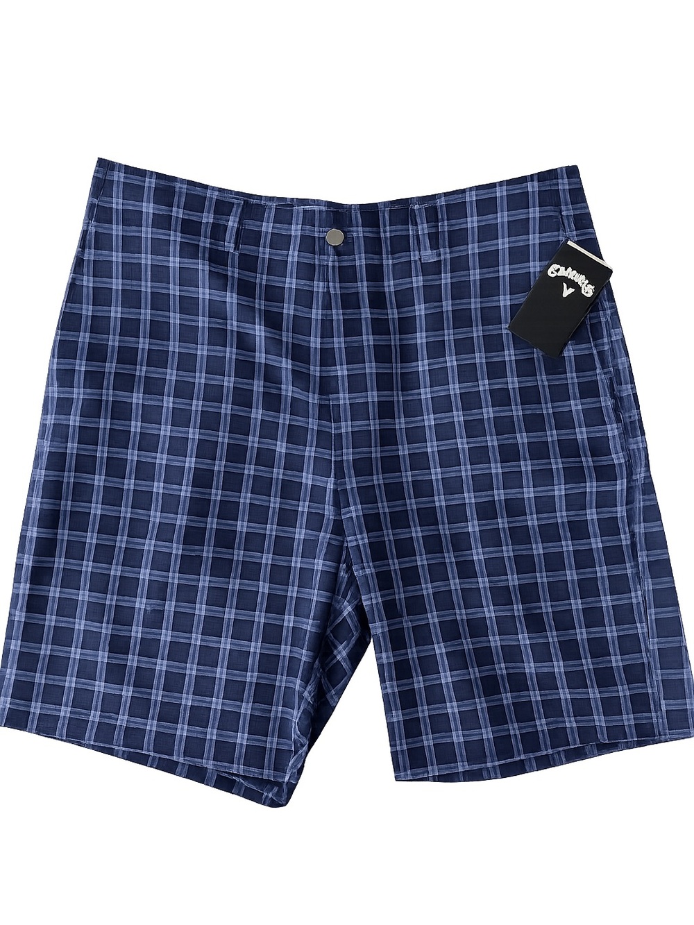 Callaway Golf Shorts | Men's Size 36W | NWT Blue Plaid Performance Golf Shorts